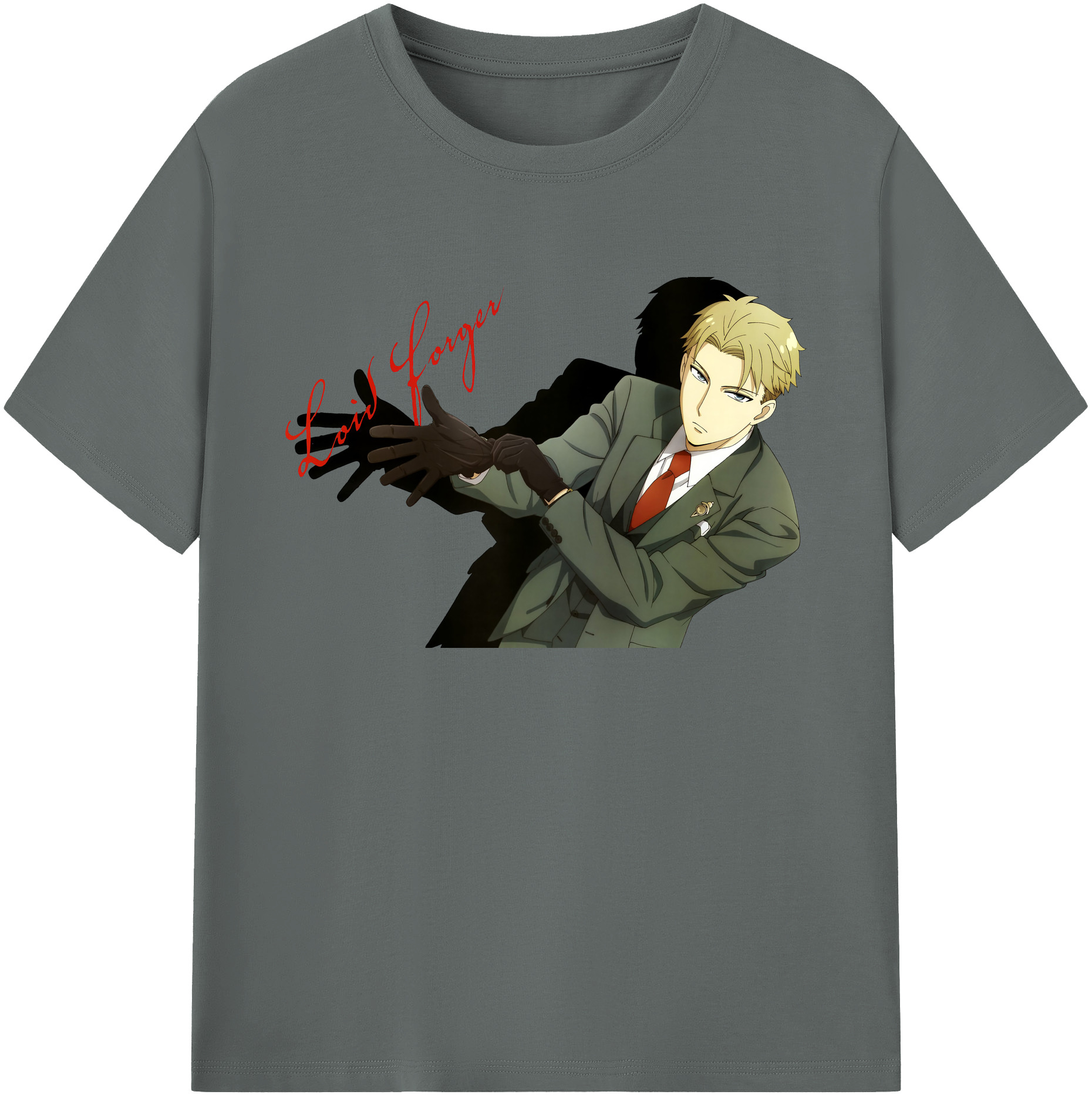 （画像用） SPY×FAMILY间谍家家酒 綿100％ メンズ半袖Tシャツ｜肌触りやわらか＆通気性